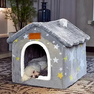 Foldable Dog House Kennel Bed Mat
